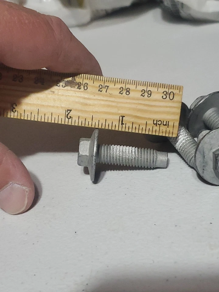 Chrysler Dodge Jeep Ram 2000-24 cabeza de brida hexagonal tornillo Mopar nuevo OEM dirección  Foto 3 de 3