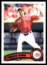 Travis Wood 2011 Topps #641 Cincinnati Reds MLB READ FREE SHIPPING AutographDen