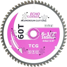 6-1/2 Inch Aluminum Cutting Circular Saw Blade, for Non-Ferrous Met... Fast Ship