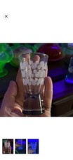 Disney Mickey Mouse All-Over Printed Clear Glass Shot Glass 2 oz, White Print
