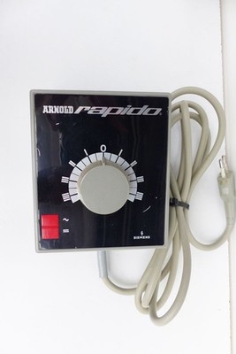 ARNOLD rapido Transformator Regeltrafo Trafo 0709/2 Siemens ohne OVP