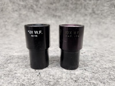 American Optics AO 176 10X W.F Microscope Eye-Piece Pair/Set of 2 for Microscope