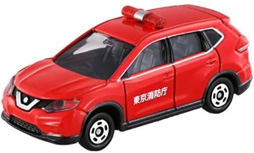 Tomica No.1 Nissan X-Trail Fire Command Vehicle (BP) F/S mit Tracking # Japan Neu