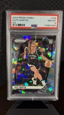 2024 Panini Prizm WNBA Kate Martin RC Ice Prizm #126  Rookie Las Vegas Aces