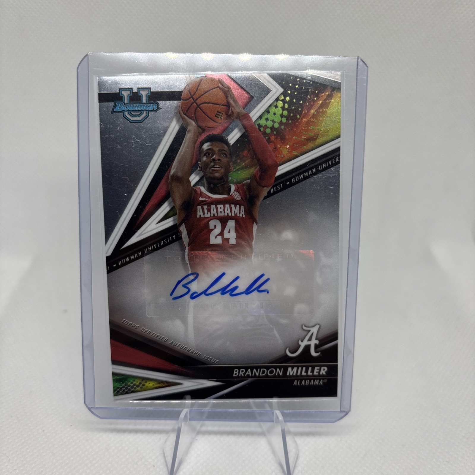 BRANDON MILLER 2022-23 BOWMAN U BEST OF 2022 AUTOGRAPH AUTO