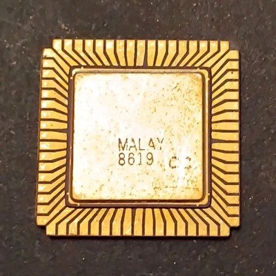 MALOV 8619 Computer CPU Processor Chip, QFP Socket, Single Core, MPN 8619