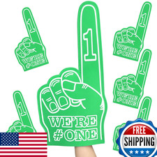 Sotiff Giant Foam Finger 6 Pack We're Number 1 Foam Hand 18