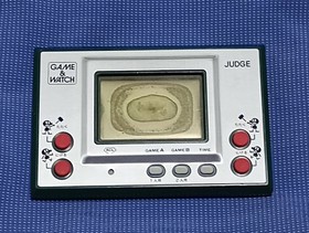 Rare Nintendo Game & Watch Judge, with box, manual, etc.