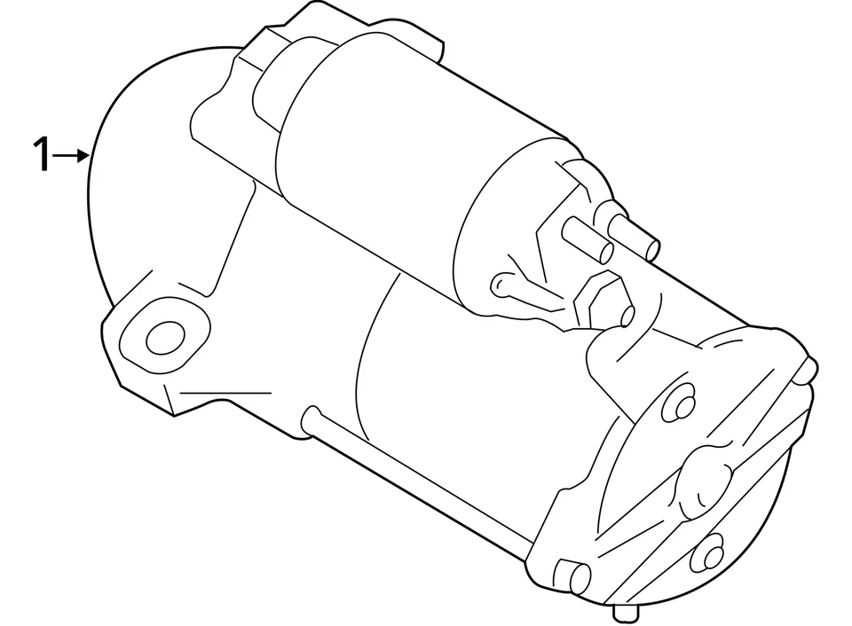Ford Flex 2009-2019 motor de arranque de coche solenoide fabricante original TUDNN Foto 4 de 4