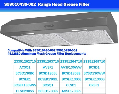 S99010430-002 with broan Range Hood Filter 15-3/4" x 13-7/8" x 3/8" 4512880 N... - Bild 6 von 6