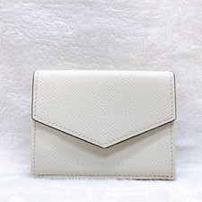 Bonaventura Tri-fold Compact Wallet White Logo