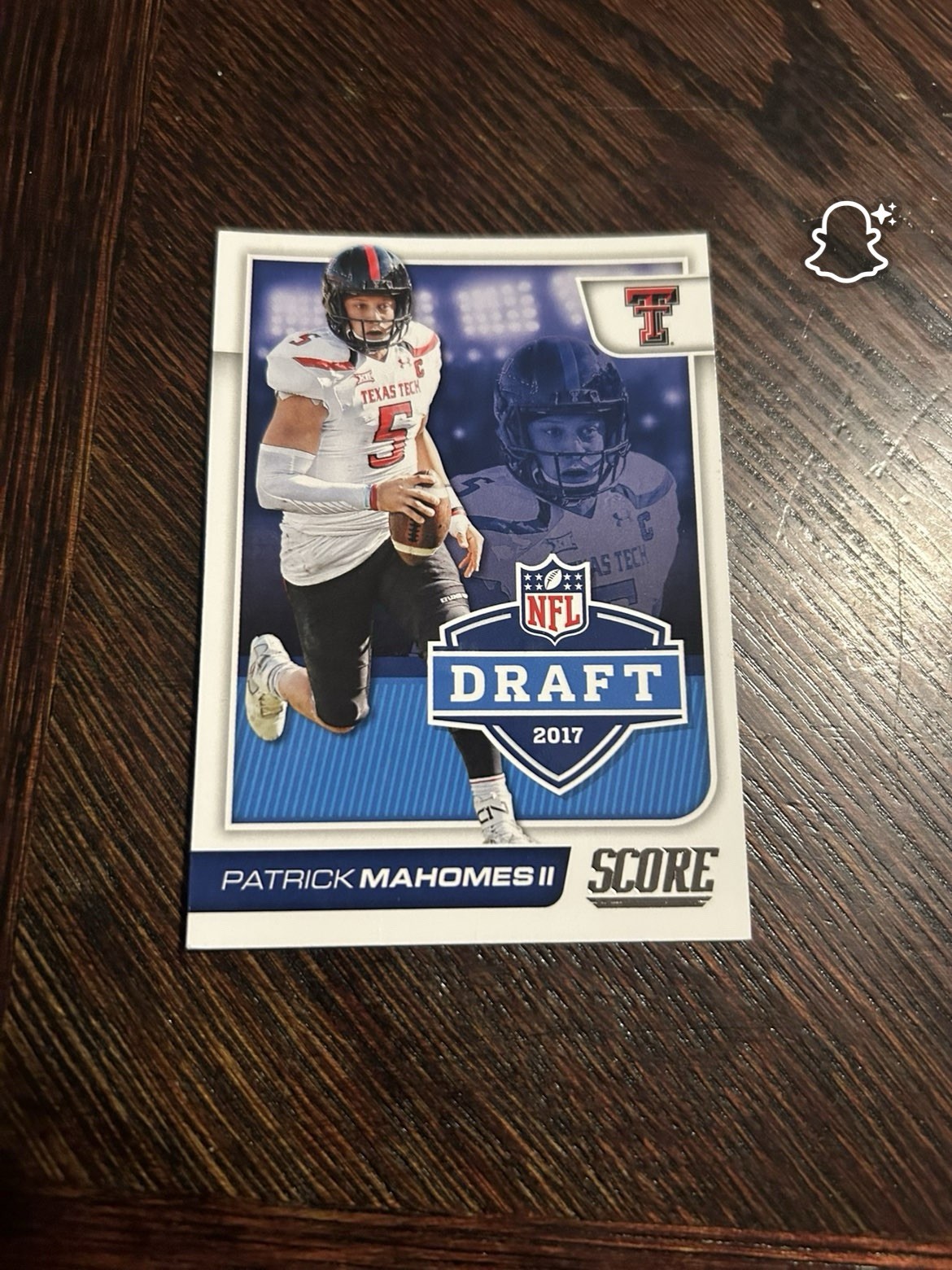 2017 Score - Nfl Draft Patrick Mahomes II #2 (RC)