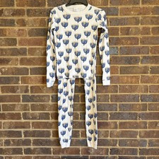 Hanna Andersson Hanukkah Candelabra 2 Piece Long John Kid's Pajamas Size 14 READ