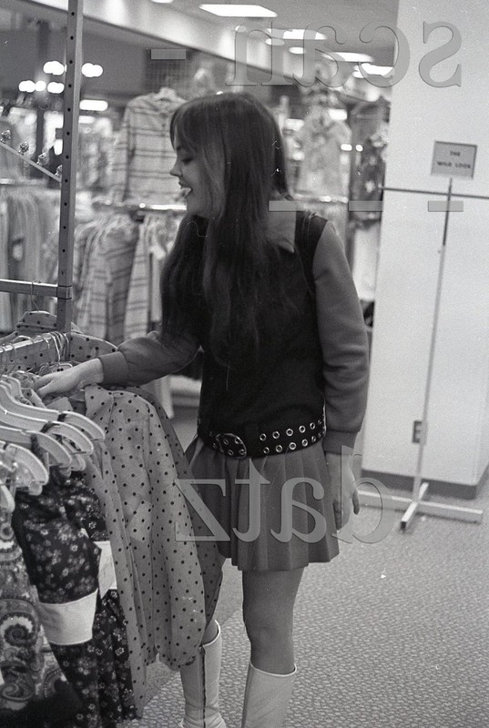 1960s Negative-sexy pinup girl Kristen Notstrand-shopping in Los Angeles t474028