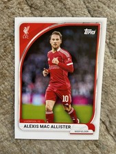 Topps 2025 Alexis Mac Allister #9 Base Set Liverpool FC Soccer Card
