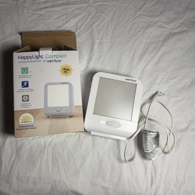 VERILUX Compact HAPPYLIGHT Travel Therapy WHITE LIGHT Seasonal Depression Lamp