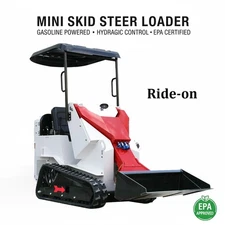 Mini Skid Steer Loader Ride-on Loader, for Trenching & Landscaping USA FREE SHIP