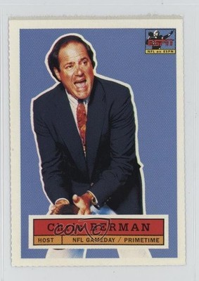 1995 ESPN NFL Gameday/NFL Primetime Sheet Singles Chris Berman #12 n1u