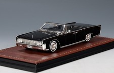 1964 Lincoln Continental Convertible Open Roof Black in 1:43 scale by GLM