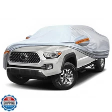 KEYOOG Car Cover, Fit for 180"-206" Length Pickup Truck, 6-Layer 