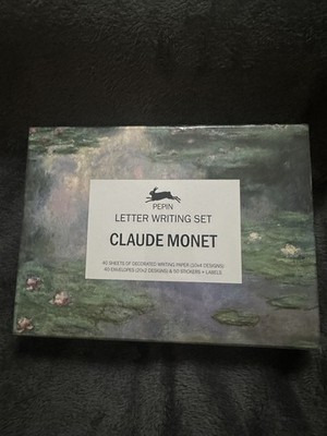 Pepin Brief Schreibset Schreibwaren Claude Monet Papier Umschläge Aufkleber