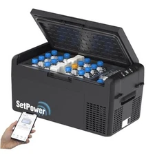  12V Refrigerator 21 Quart Portable Freezer 50 Hours Keep 21QT Black