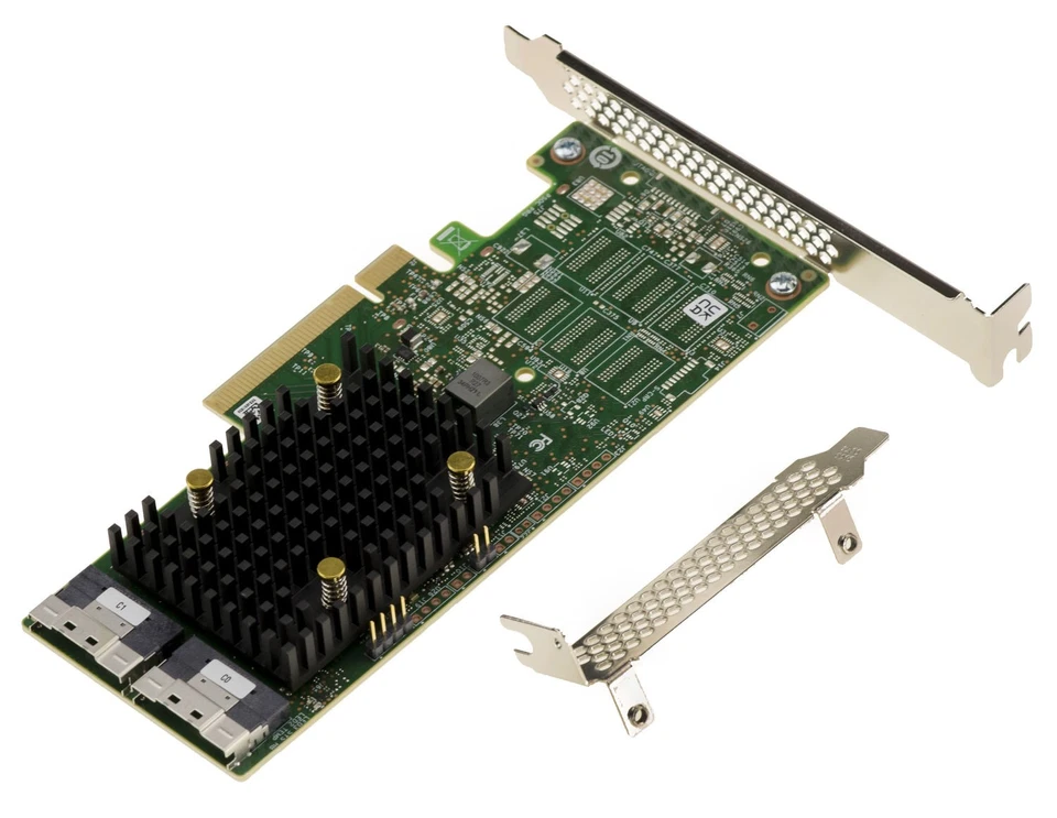 Scheda PCIe 4.0 X8 Trimode SAS SATA NVMe 12GB 16 Porte Interne. OEM 9500-16I - Immagine 3 di 4