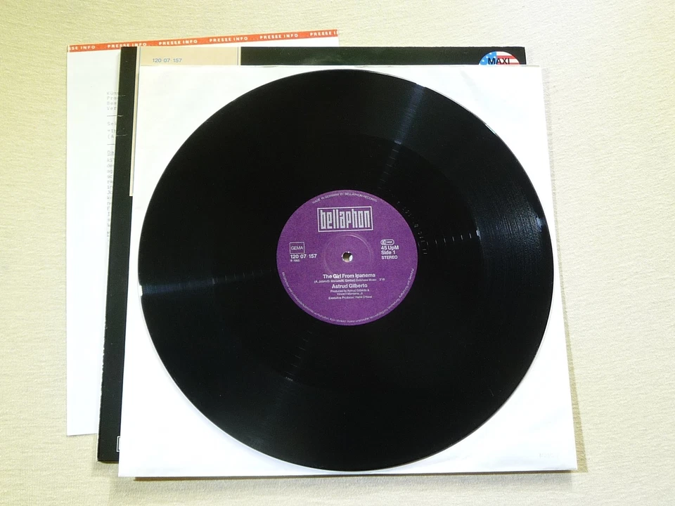 Astrud Gilberto ‎– The Girl From Ipanema  (Promotion Copy + Promo-Sheet) - Bild 4 von 4