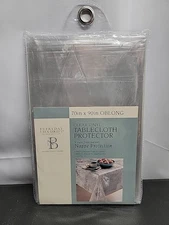 Clear Vinyl Tablecloth Protector 70in X 90in Oblong BED,BATH&BEYOND