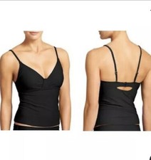 Athleta Leila Tankini Swim Top Size 32B/C Padded Underwired Adjustable NWT