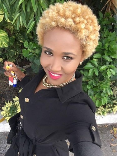 Pelucas rizadas afro cortas Pixie pelucas sintéticas para mujeres negras rubias naturales - Imagen 2 de 10