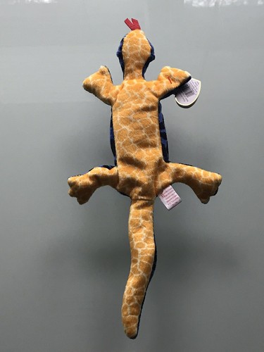 Ty Beanie Baby Lizzy Lizard 1995 pellets de PVC retirado y errores de etiqueta como nuevo - Imagen 6 de 6