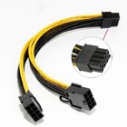 Dual 8 to 8 Graphics Card Power Cable For NVIDIA Tesla K80 M40 M60 P40 P100 V100