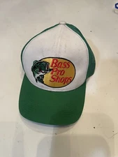 Vintage Bass Pro Shop Snapback Hat. Embroidered logo Gone Fishing