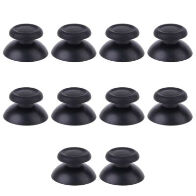 10pcs Analog Replacement Controller  Thumbsticks Thumb Stick for Sony PS4 Black
