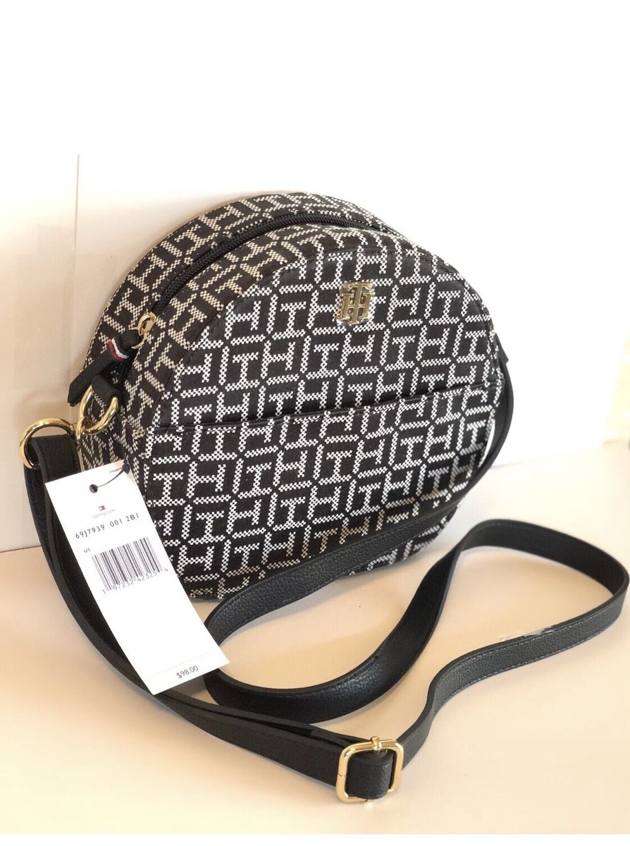 tommy hilfiger crossbody bag women new Black Color | eBay