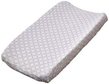 Carter's Changing Pad Cover,Gray Trellis Print, One Size