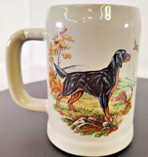 Vintage /Gordon Setter/ Mug/Stein McCoy/ Hunting Dog Series/USA POTTARY 6395