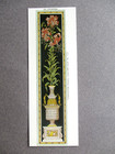 Art BOOKMARK Decorative Tile Yellow Lily Jackfield Tile Museum UNUSED 1989