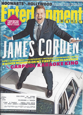 Entertainment Weekly (Mar 2016) - James Corden, Robin Wright, Flash, Supergirl