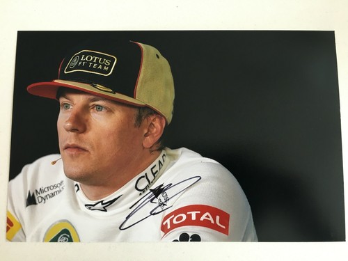 Kimi Räikkönen signed Lotus A4 Foto