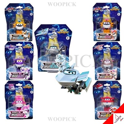 Super Wings Season8 Electric Mini Transformer Robot 7-Type Full Set Korean 2024