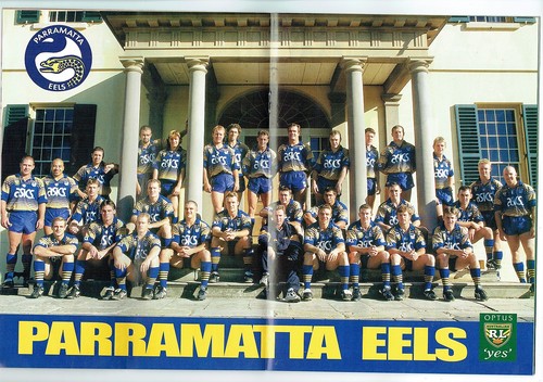 #HH1. RUGBY BIG LEAGUE MAGAZINE 31/7-6/8 1997, PARRAMATTA EELS PINUP