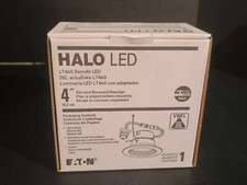 Halo LT460 4" inch 5000K Integrated LED Matte White Recessed Light Retrofit Trim