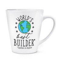 World's Best Baumeister 341Ml Latte Becher Tasse Lustiger Witz Favorit