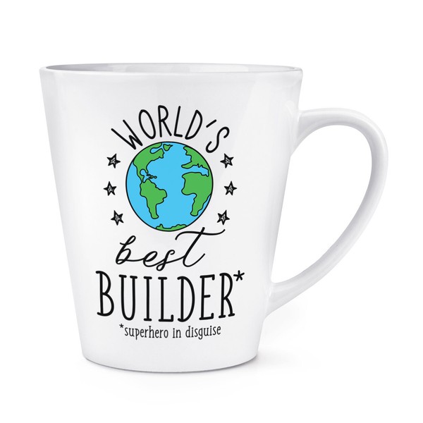 World's Best Baumeister 341Ml Latte Becher Tasse Lustiger Witz Favorit-image
