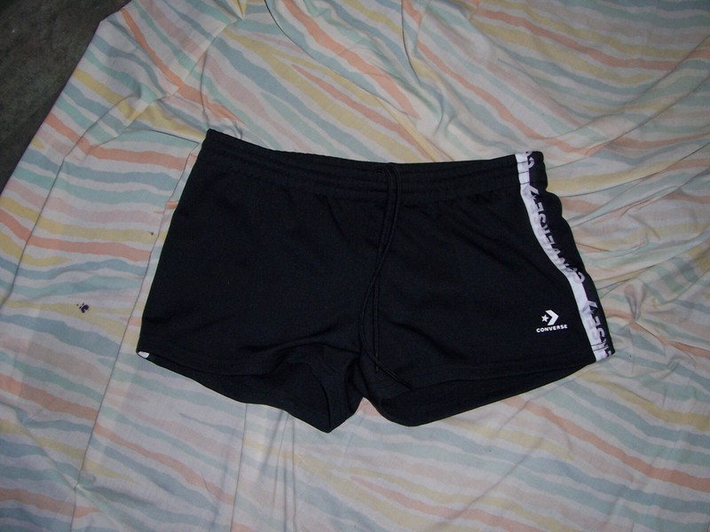 Converse Womens Shorts Size L Sweats Wotkout Exercise Lounge Track ~L@@k!!!