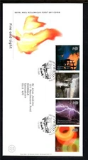 GB 2000 MILLENNIUM PROJECTS - FIRE AND LIGHT FDC EDINBURGH CANCEL