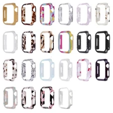 Resin Case Cover Frame for Apple Watch 11 10 9 8 7 6 5 4 SE 40/41/42/44/45/46mm
