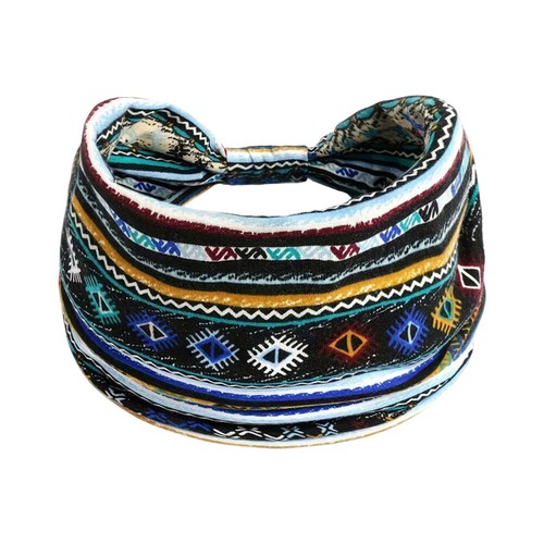 4Pcs Wide Elastic Women Headbands Turban Sport Yoga Knotted Hair Bands Wrap - Picture 9 of 13